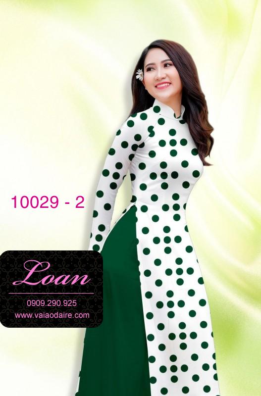 Vải áo dài chấm bi