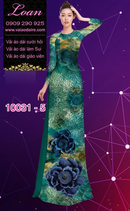 Vải áo dài hoa 3D Vải áo dài hoa 3D