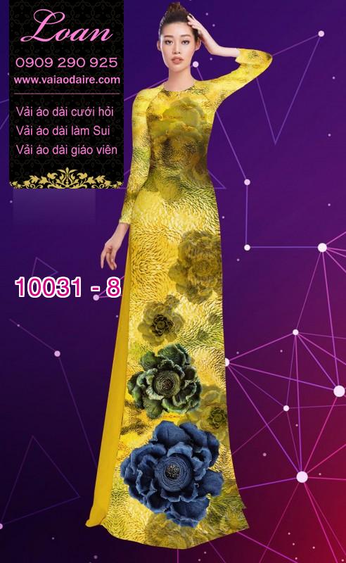 Vải áo dài hoa 3D Vải áo dài hoa 3D