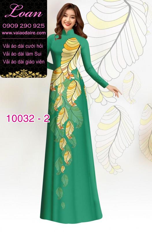 Vải áo dài hoa 3D