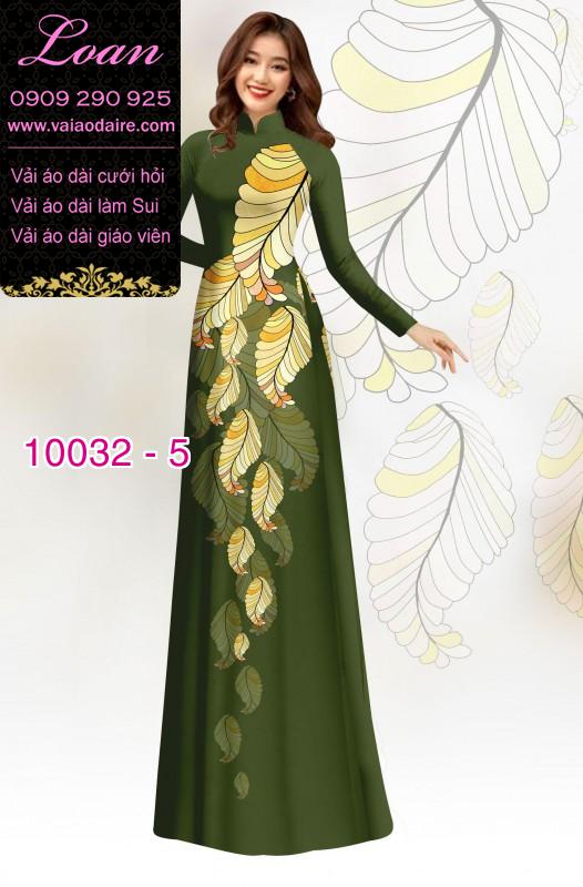 Vải áo dài hoa 3D