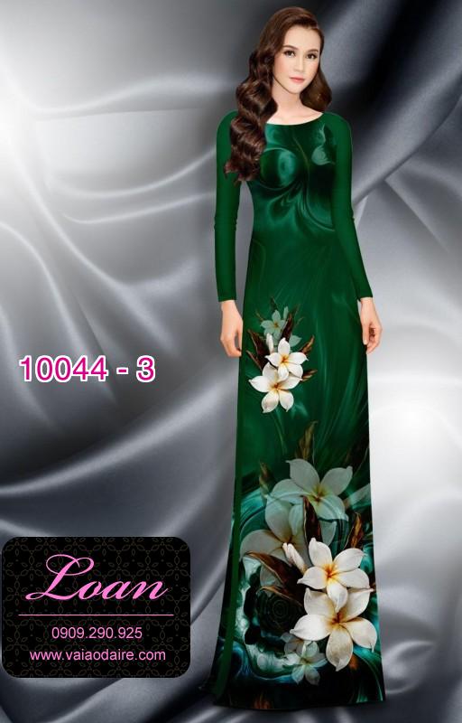 Vải áo dài hoa 3D Vải áo dài hoa 3D