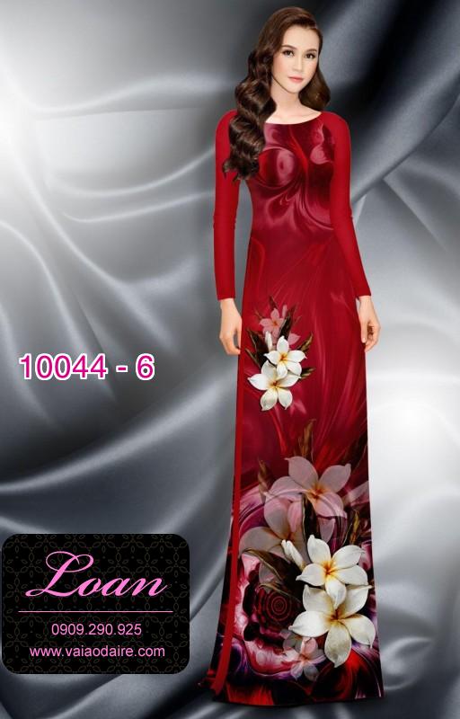 Vải áo dài hoa 3D Vải áo dài hoa 3D