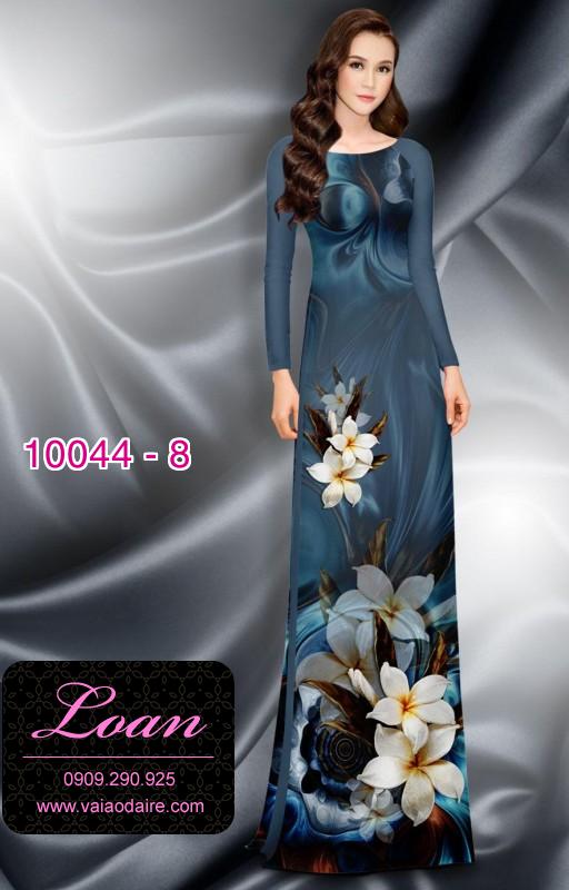Vải áo dài hoa 3D Vải áo dài hoa 3D