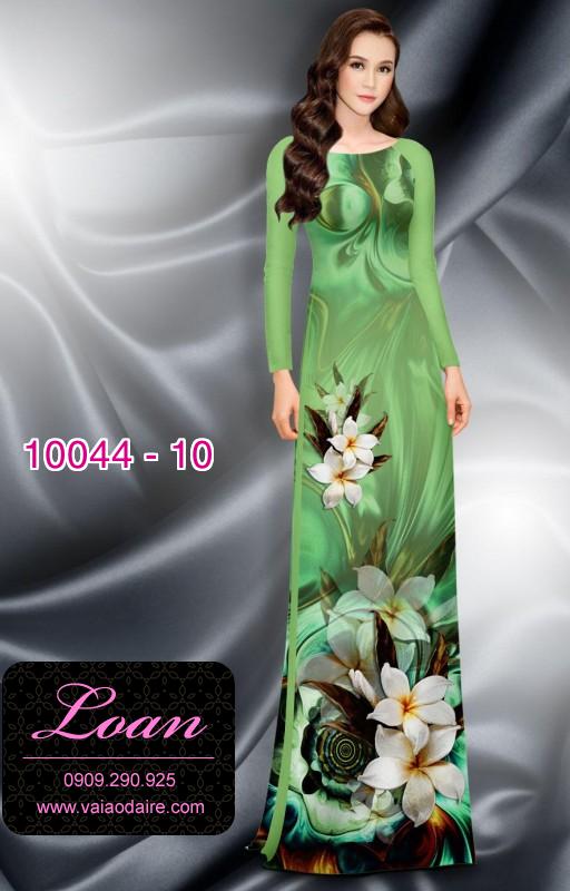 Vải áo dài hoa 3D Vải áo dài hoa 3D