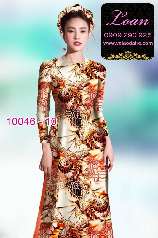 Vải áo dài hoa nhí