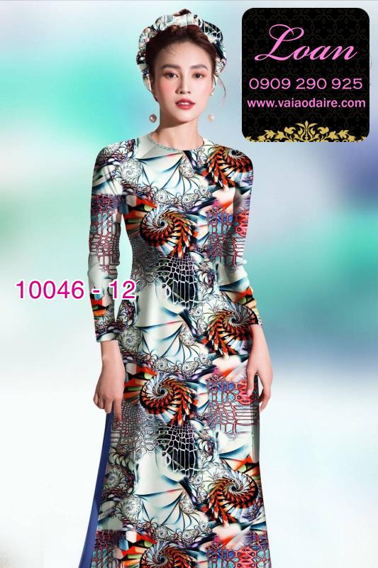 Vải áo dài hoa nhí