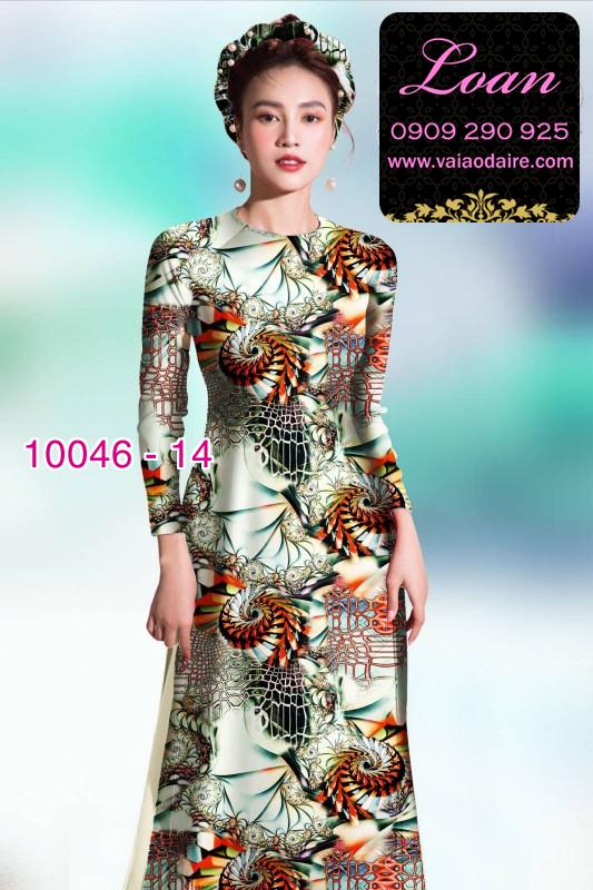 Vải áo dài hoa nhí