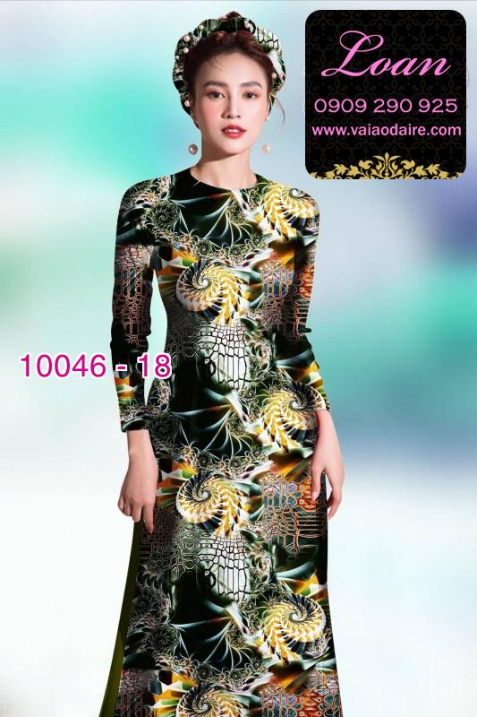 Vải áo dài hoa nhí