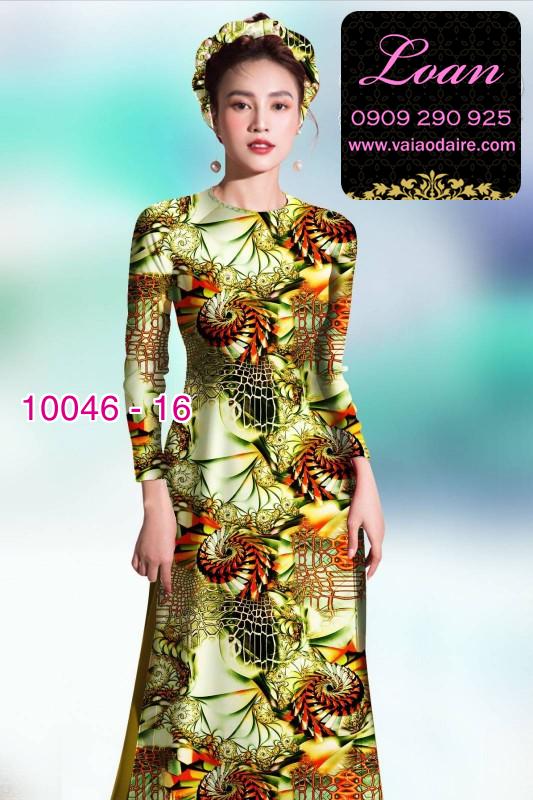 Vải áo dài hoa nhí