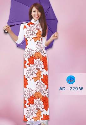 Vải áo dài hoa toàn thân-DT 1006