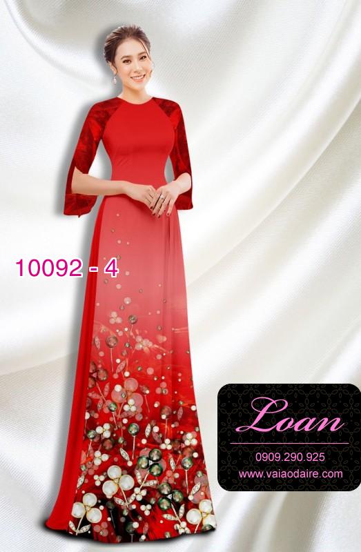 Vải áo dài hoa Sen Vải áo dài hoa Sen