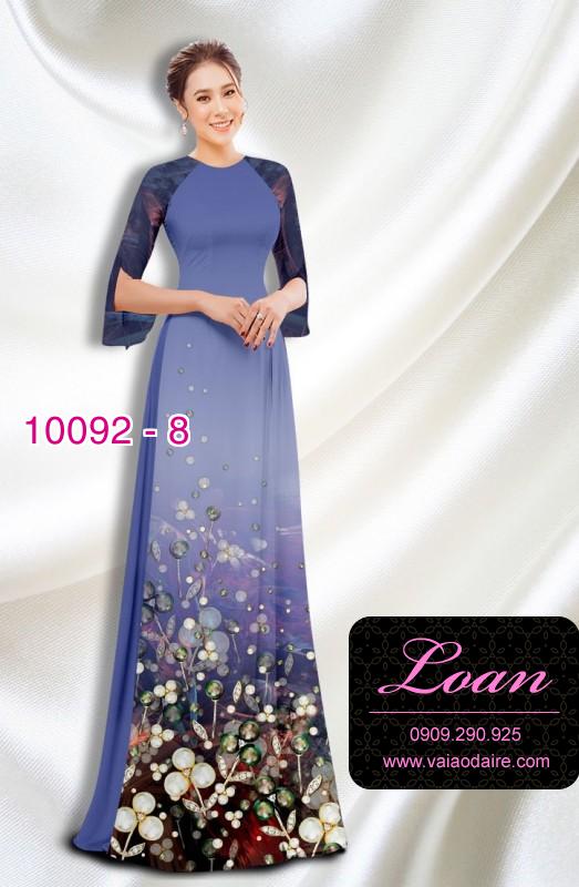 Vải áo dài hoa Sen Vải áo dài hoa Sen