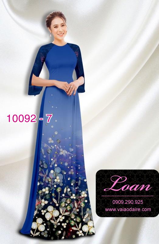 Vải áo dài hoa Sen Vải áo dài hoa Sen