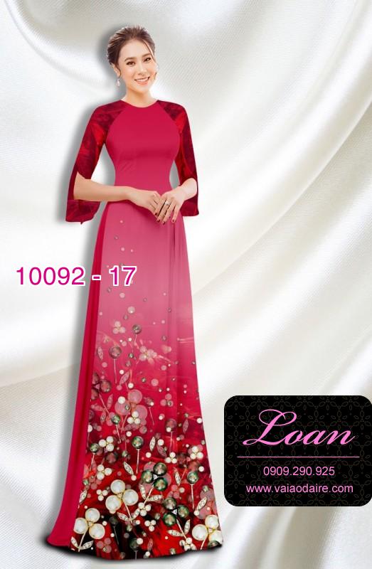 Vải áo dài hoa Sen Vải áo dài hoa Sen