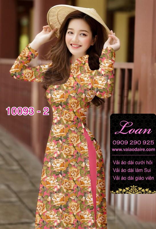 Vải áo dài hoa nhí Vải áo dài hoa nhí