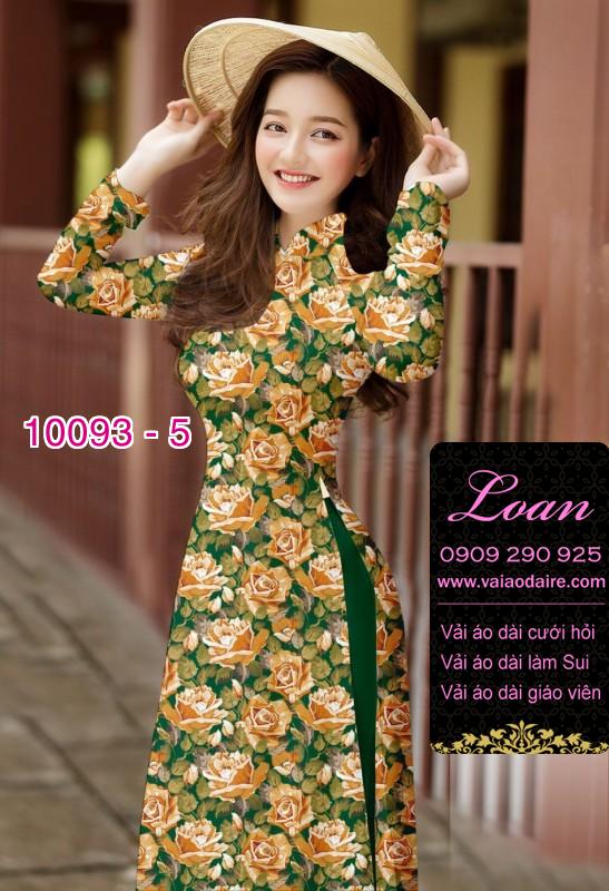 Vải áo dài hoa nhí Vải áo dài hoa nhí