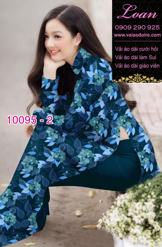 Vải áo dài hoa 3D Vải áo dài hoa 3D