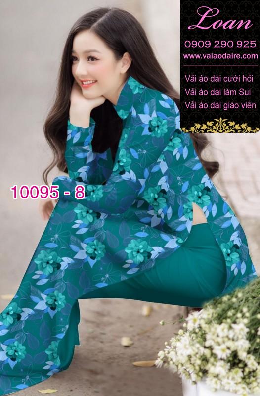 Vải áo dài hoa 3D Vải áo dài hoa 3D