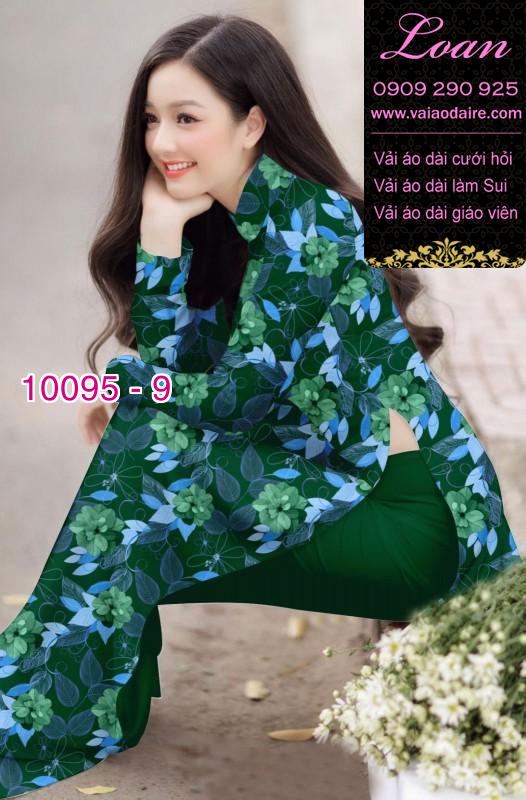 Vải áo dài hoa 3D Vải áo dài hoa 3D