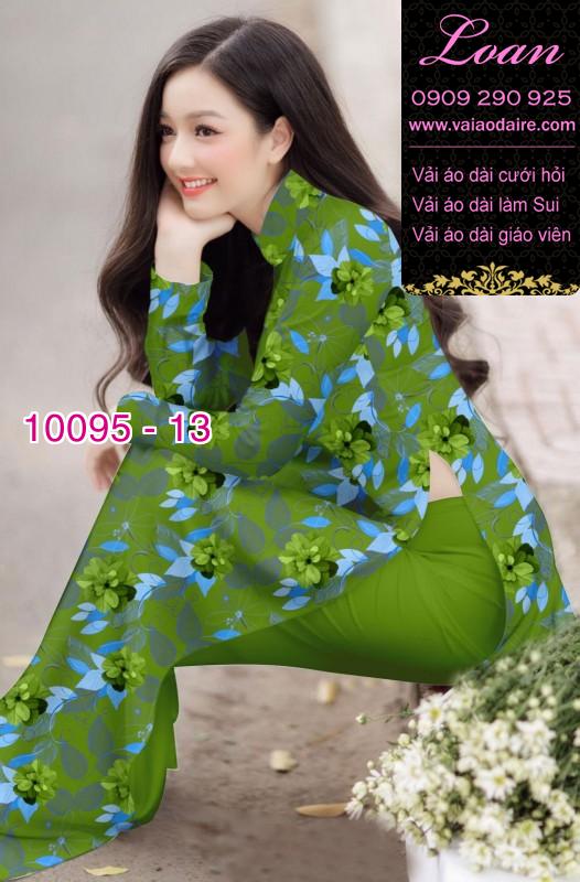 Vải áo dài hoa 3D Vải áo dài hoa 3D