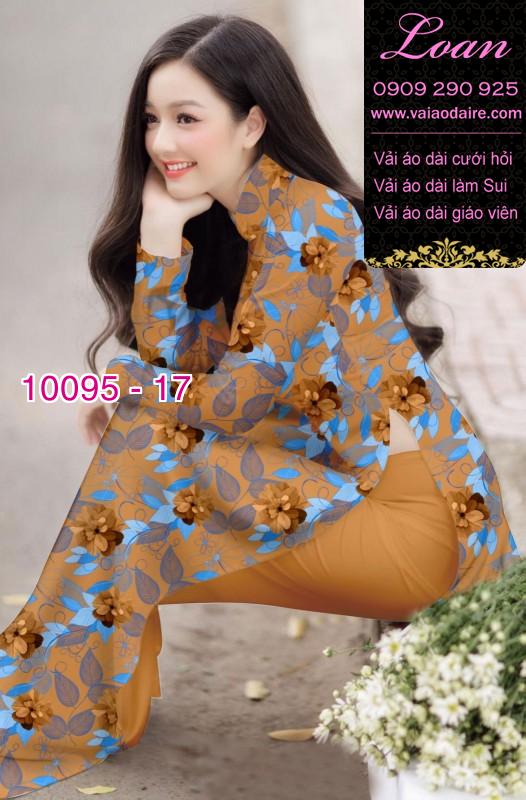 Vải áo dài hoa 3D Vải áo dài hoa 3D