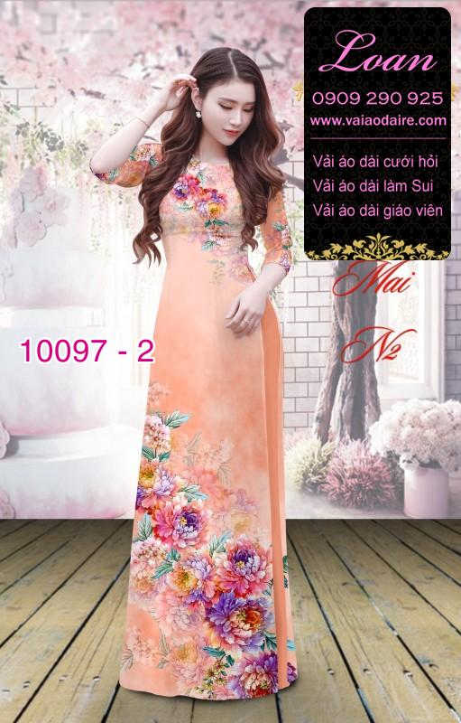 Vải áo dài hoa 3D Vải áo dài hoa 3D