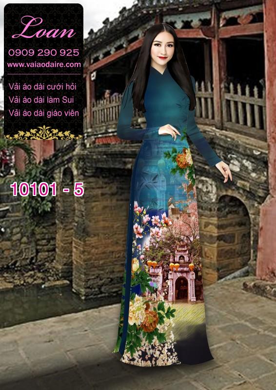 Vải áo dài phong cảnh