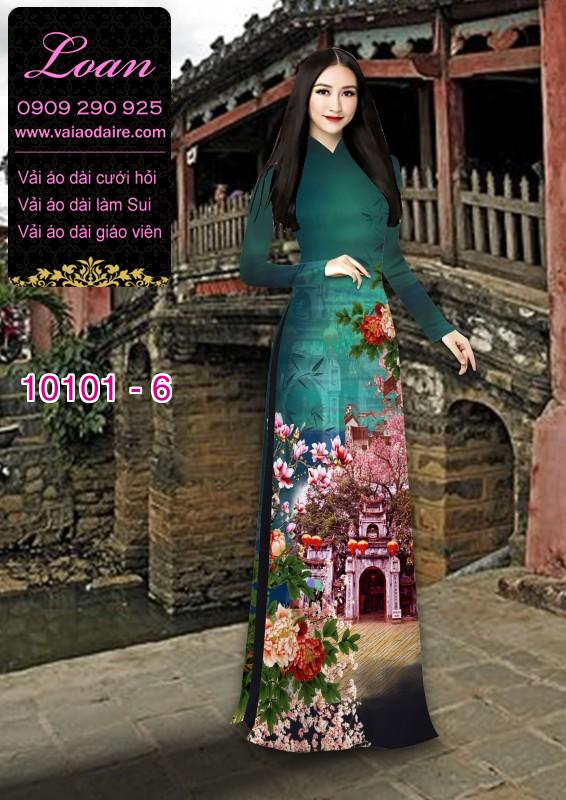 Vải áo dài phong cảnh