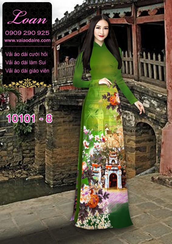 Vải áo dài phong cảnh