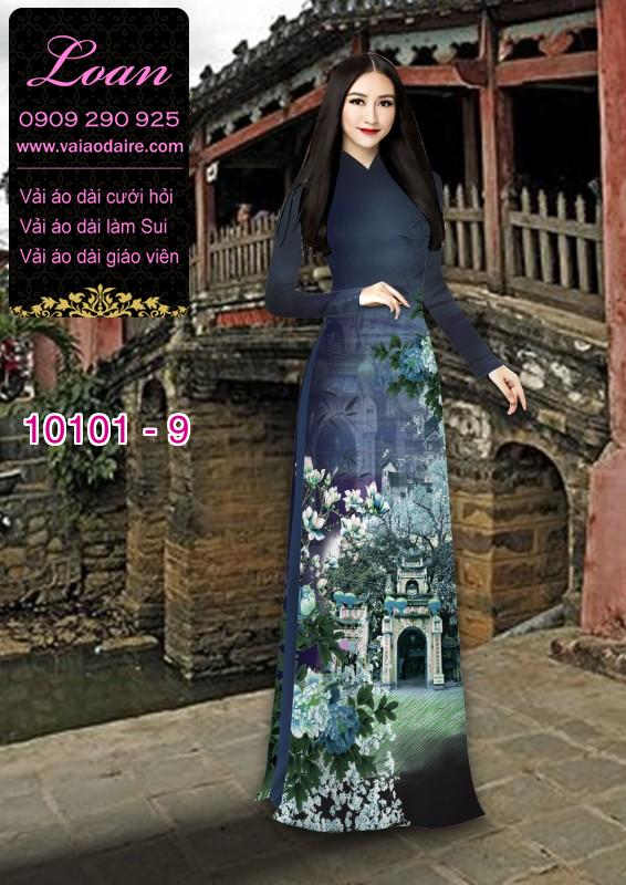Vải áo dài phong cảnh