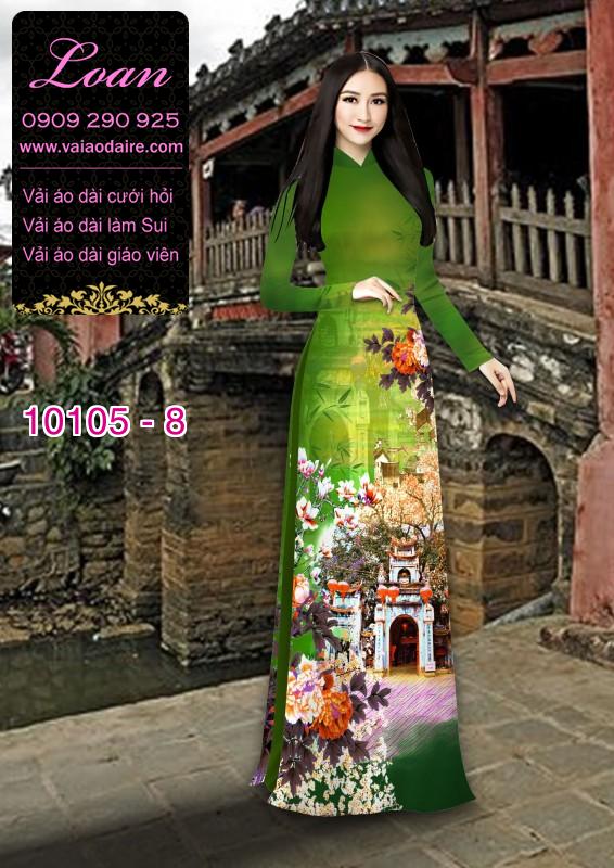 Vải áo dài phong cảnh