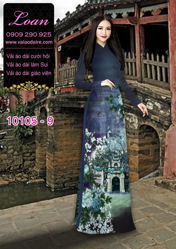 Vải áo dài phong cảnh