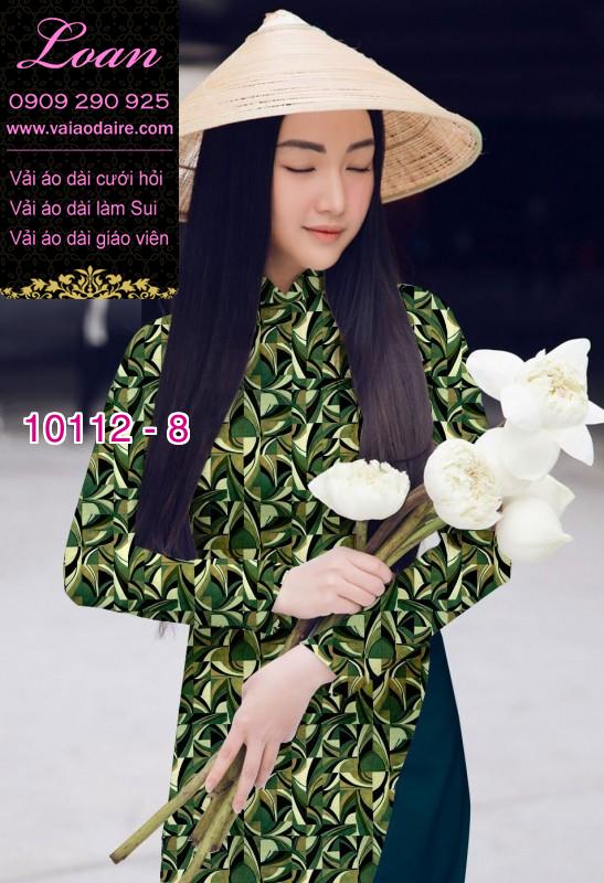 Vải áo dài hoa nhí