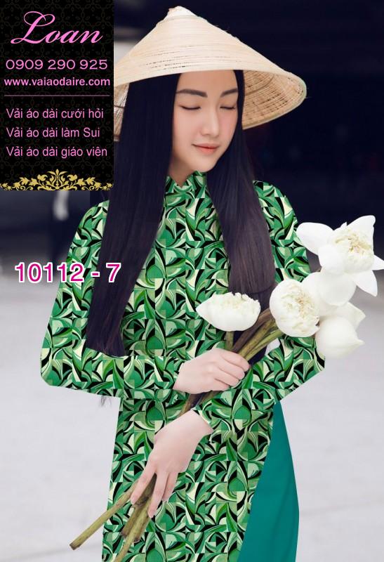 Vải áo dài hoa nhí