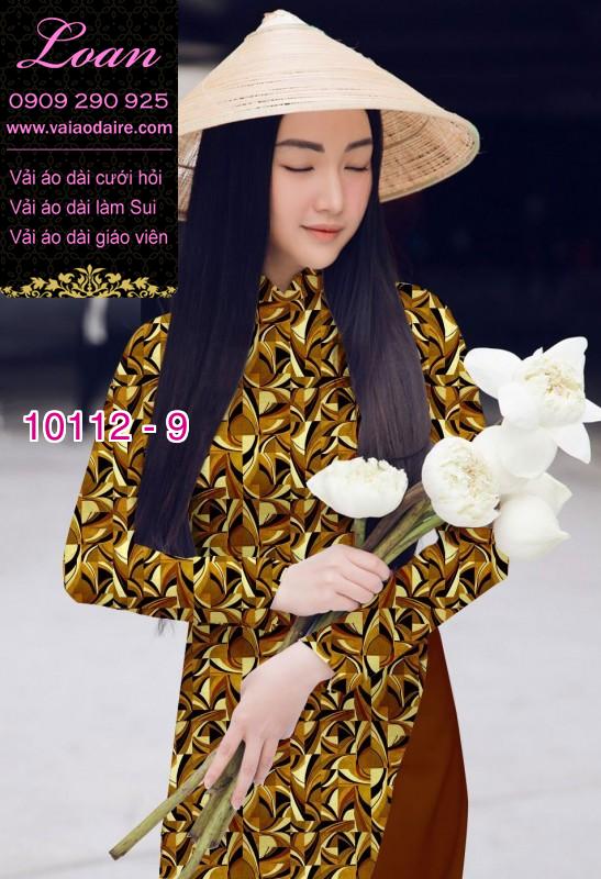 Vải áo dài hoa nhí