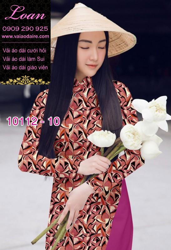 Vải áo dài hoa nhí