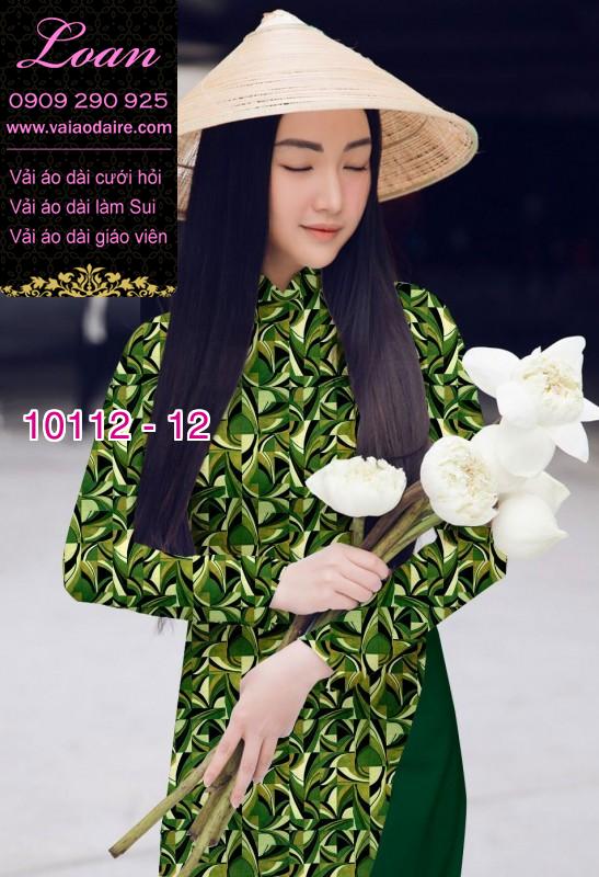 Vải áo dài hoa nhí