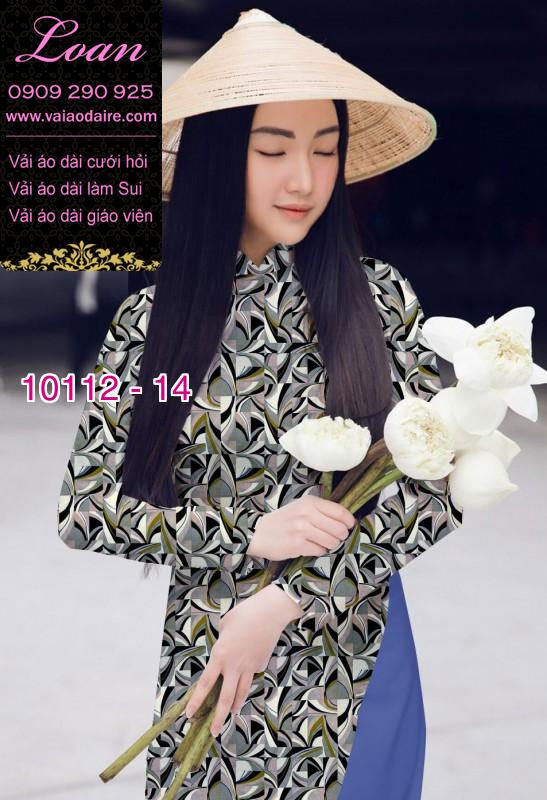 Vải áo dài hoa nhí