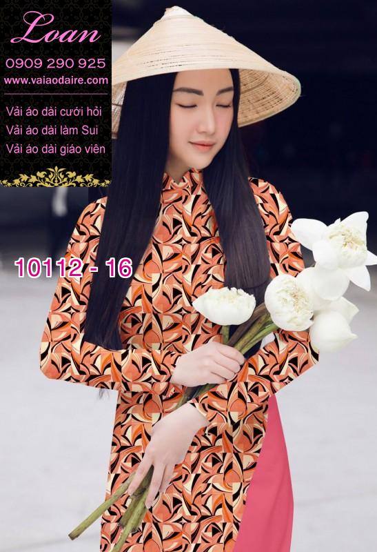 Vải áo dài hoa nhí