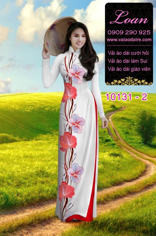 Vải áo dài hoa 3D Vải áo dài hoa 3D