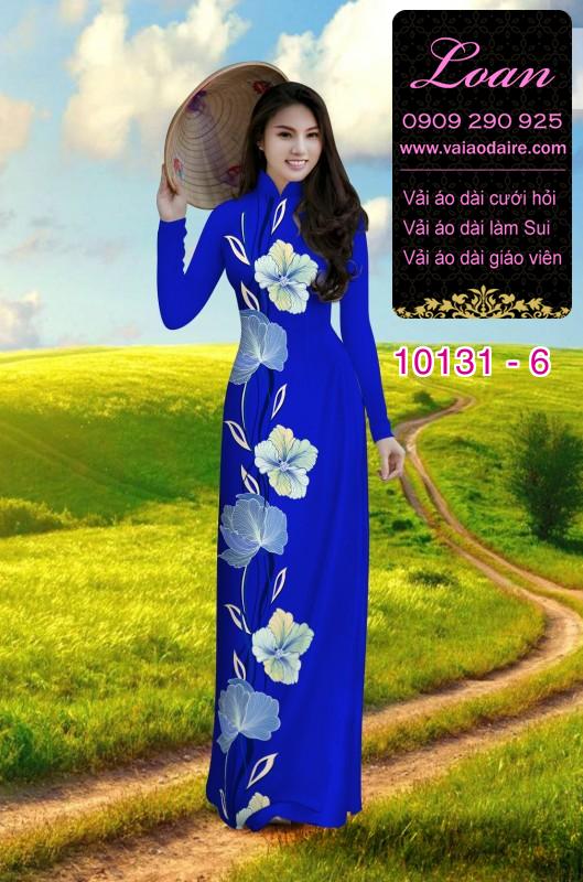 Vải áo dài hoa 3D Vải áo dài hoa 3D