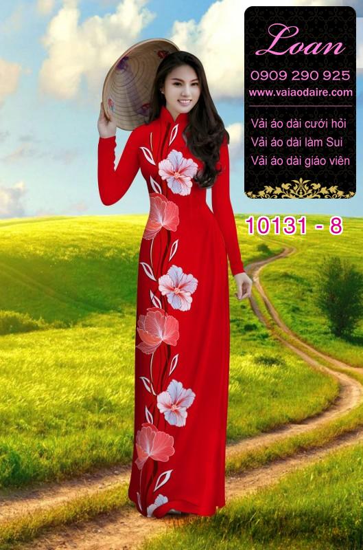 Vải áo dài hoa 3D Vải áo dài hoa 3D