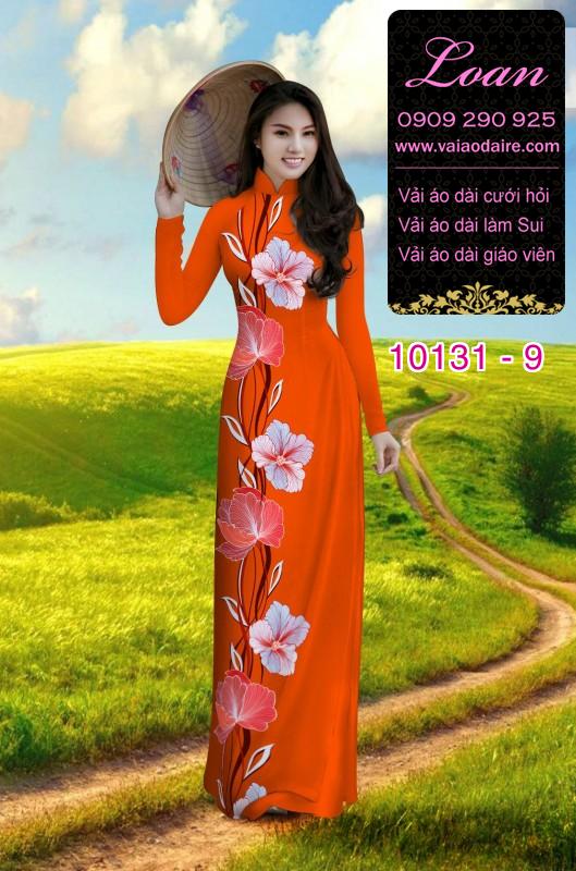 Vải áo dài hoa 3D Vải áo dài hoa 3D