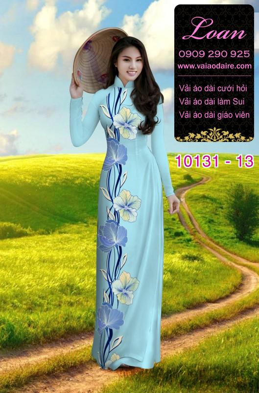 Vải áo dài hoa 3D Vải áo dài hoa 3D