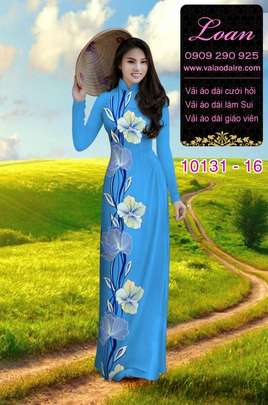 Vải áo dài hoa 3D Vải áo dài hoa 3D