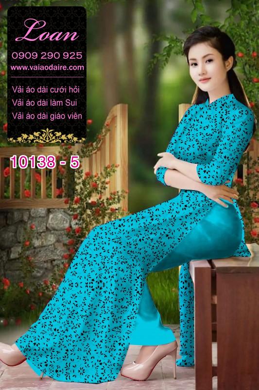 Vải áo dài hoa nhí