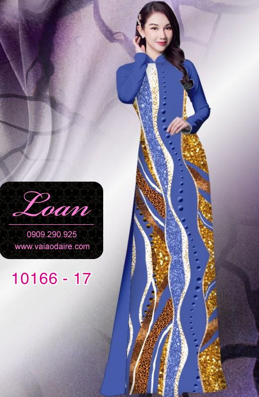 Vải áo dài hoa 3D