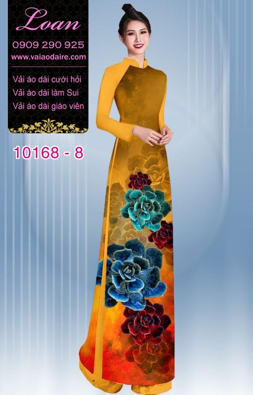 Vải áo dài hoa 3D Vải áo dài hoa 3D