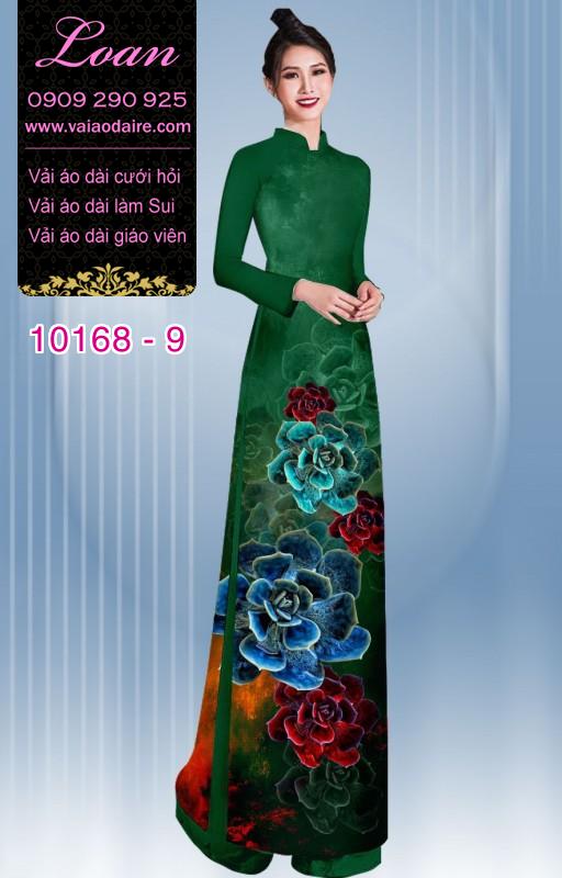 Vải áo dài hoa 3D Vải áo dài hoa 3D